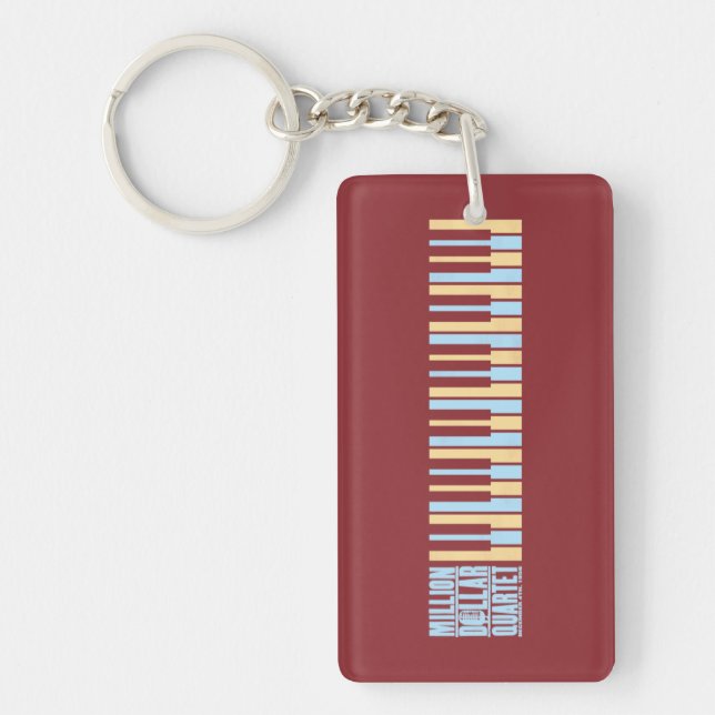 Million Dollar Quartet Piano Keychain (Front)