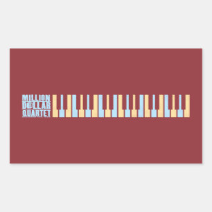 Million Dollar Quartet Piano Sticker