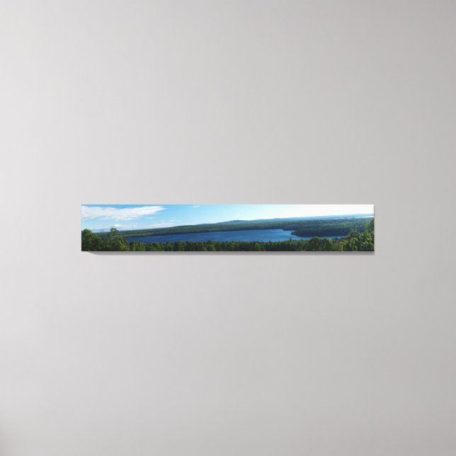 Million Dollar View Stretched Canvas Print (Front)