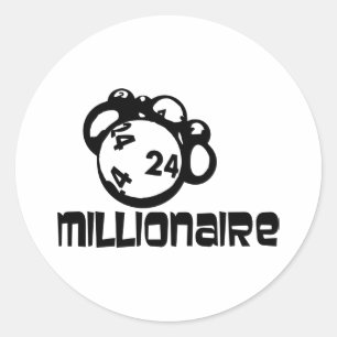 Millionaire Classic Round Sticker