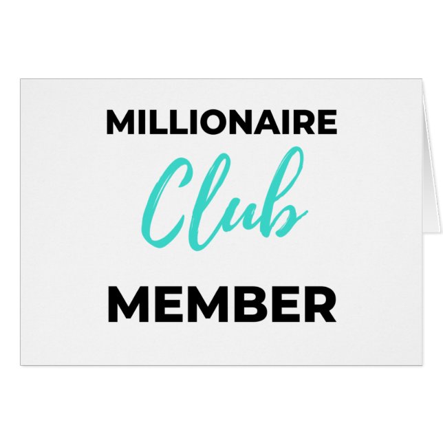 Millionaire Club Member 2 (Front Horizontal)
