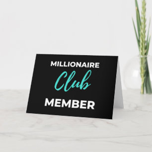 Millionaire Club Member Card