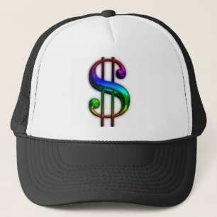 MILLIONAIRE DOLLAR SIGN TRUCKER HAT #3