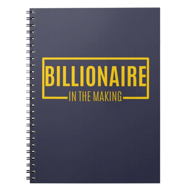 Millionaire in The Making Notebook (Front)