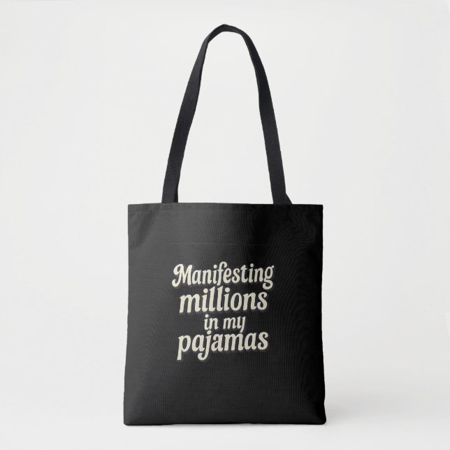 Millionaire Mood in Pyjamas Tote Bag (Front)
