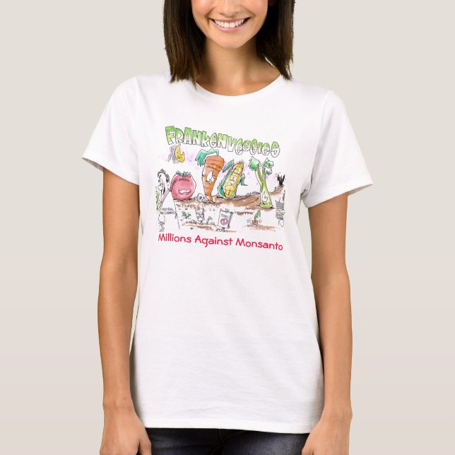 Millions de légume de Franken contre le T-shirt de (Devant)