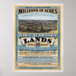 Millions of acres Sale - Poster