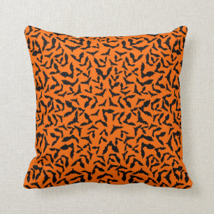 Millions of Bats Halloween Throw Pillow