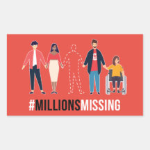 #MillionsMissin people sticker