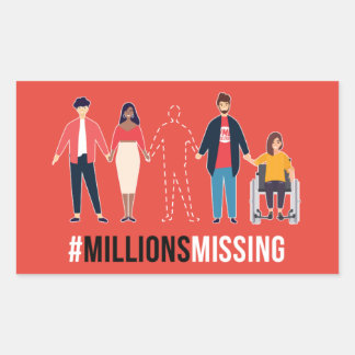 #MillionsMissin people sticker