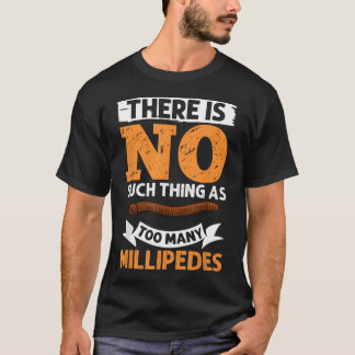 Millipede Worm Funny Animals Cute T-Shirt