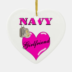 Millitary Navy Girlfriend Ornament