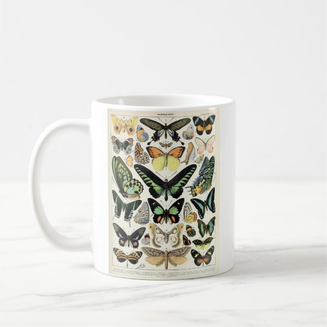 Millot's Butterflies Mug (Left)