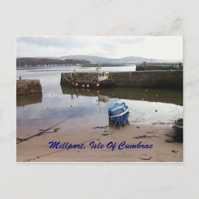 Millport, Isle Of Cumbrae - Low Tide Postcard (Front)
