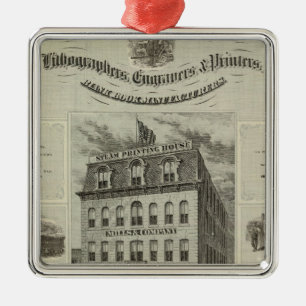 Mills & Company, Des Moines, Iowa Metal Ornament