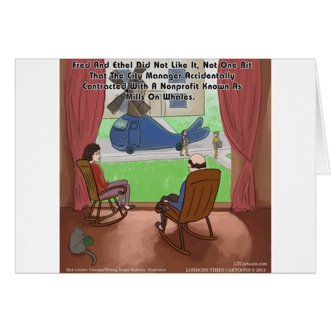 Mills On Whales Funny (Front Horizontal)