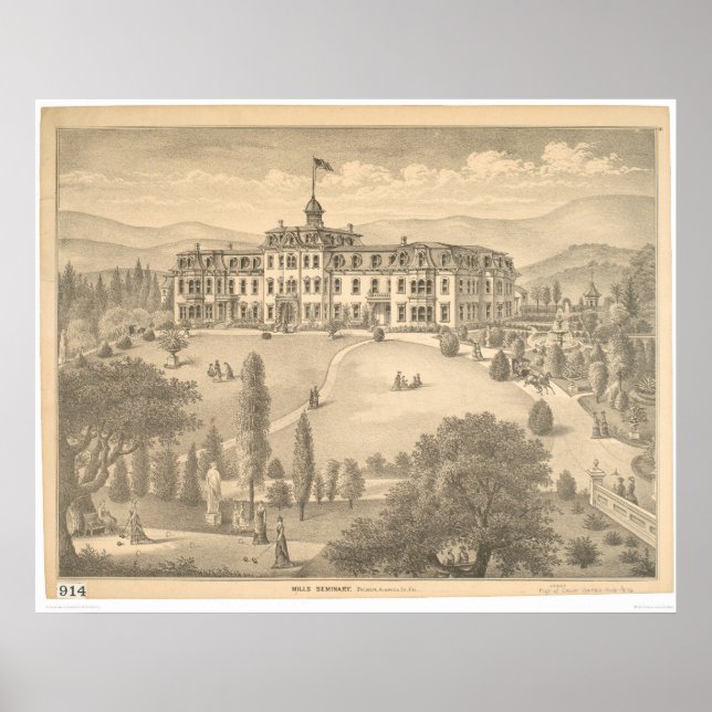 Mills Seminary (1070A) Poster (Front)