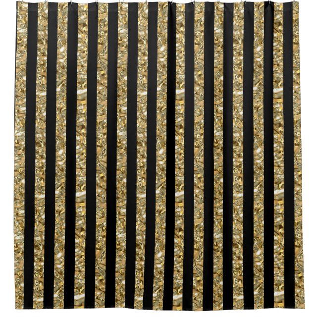Millstoney Black Elegant Striped Showertime (Front)