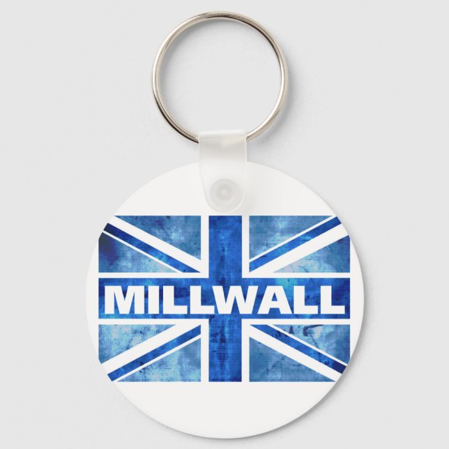 Millwall Union Flag Keychain (Front)