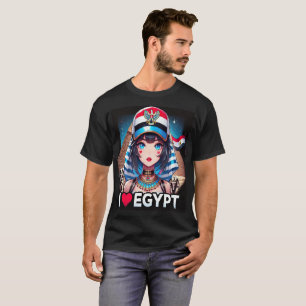MILLY Q, GIRL ANIME TRAVELING IN EGYPT T-Shirt