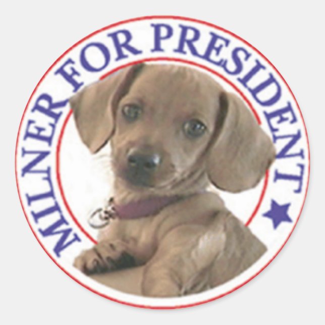 Milner pour le président Sticker (Devant)