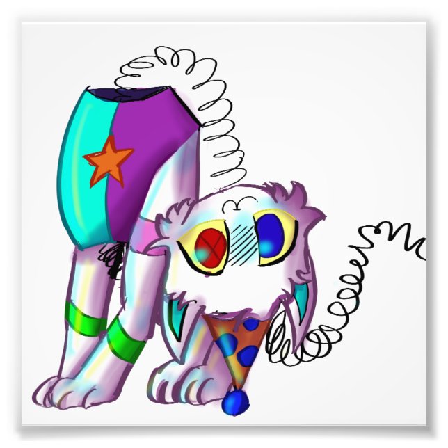 Milo Being Silly Print (Front)