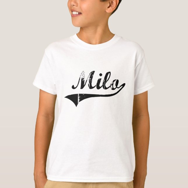 Milo Classic Style Name T-Shirt (Front)