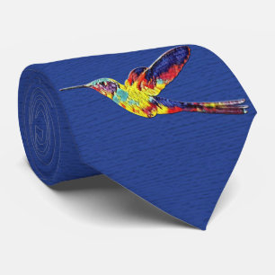 Milo Dale Bird  Collection - Milo Hummingbird Blue Tie