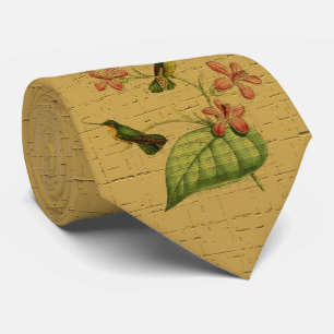 Milo Dale Bird Collection - Milo Hummingbird Tan Tie