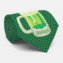 Milo Dale St Patrick's Black on Green Cravate masc