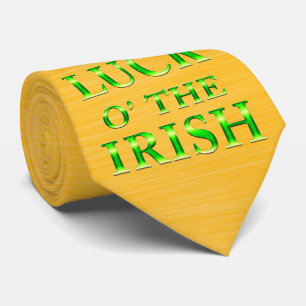 Milo Dale St Patrick's Gold Yellow Irish Cravate