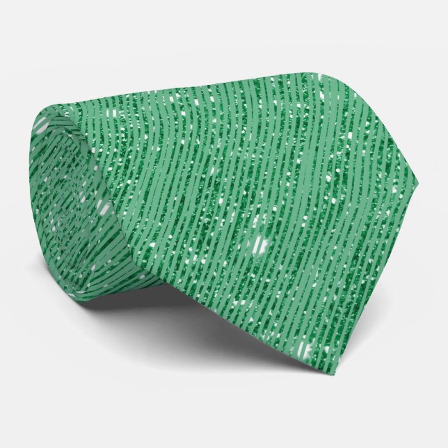 Milo Dale St Patrick's Green Men's Tie (Rolled)