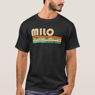 MILO Name Personalized Funny Retro Vintage Birthda T-Shirt