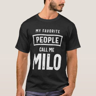 Milo Personalized Name Birthday Gift T-Shirt
