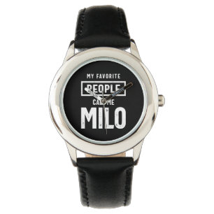 Milo Personalized Name Birthday Gift Watch