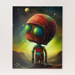 Milo the Cosmic Spaceman Explorer of the Star Jigsaw Puzzle