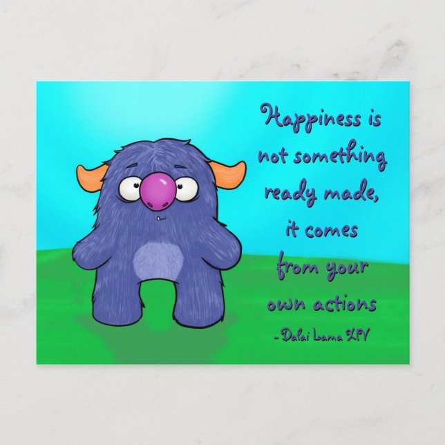Milo the Monster, postcard (Front)