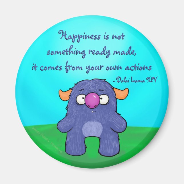 Milo the Monster, w/quote Magnet (Front)