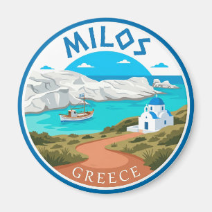 Milos Greece Magnet
