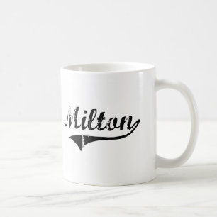 Milton Classic Style Name Coffee Mug