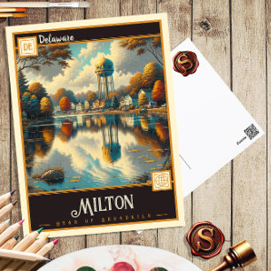 Milton, Delaware Vintage Postcard