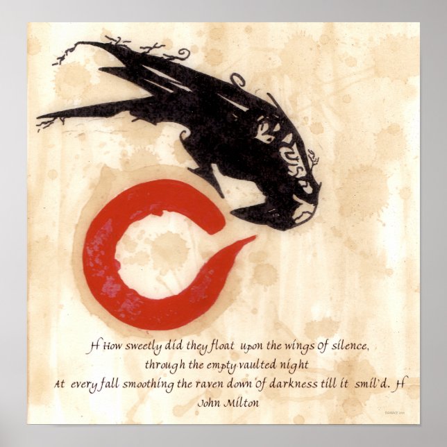 Milton Raven Quote Poster (Front)
