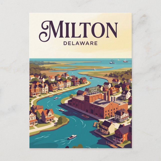 Milton USA Postcard (Front)