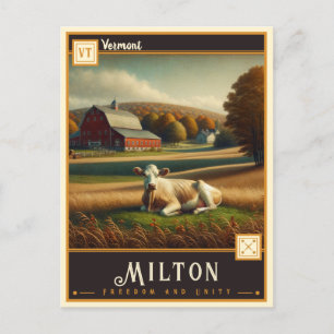 Milton, Vermont   Carte postale Vintage