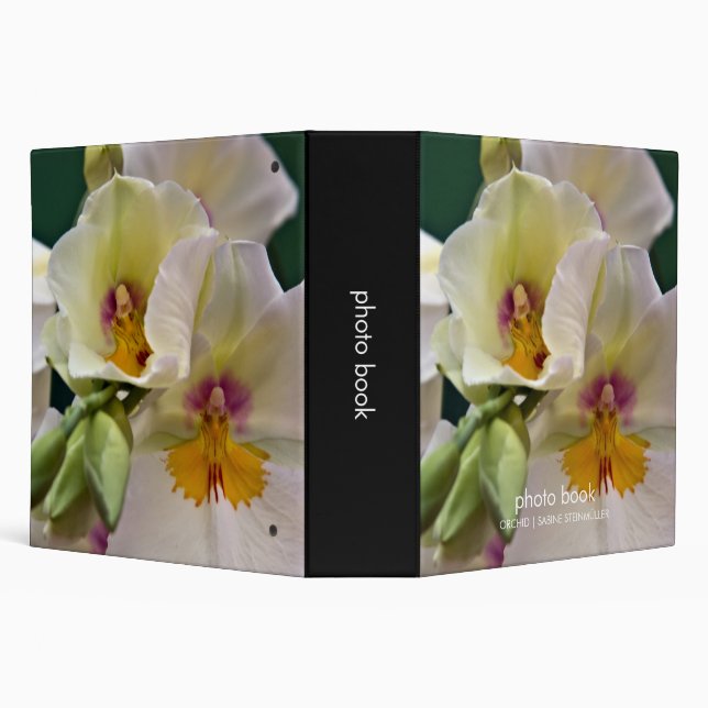 Miltonia Orchid • Photo Book Binder (Background)