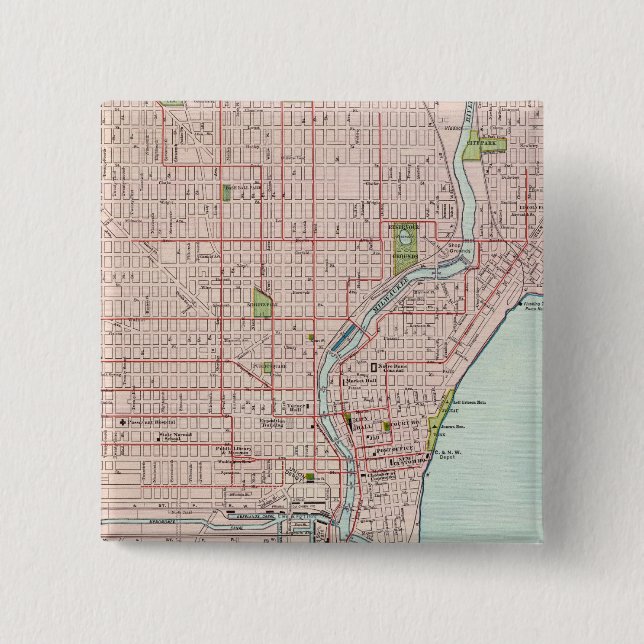 Milwaukee 2 inch square button (Front)