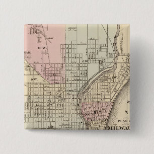 Milwaukee 2 Inch Square Button