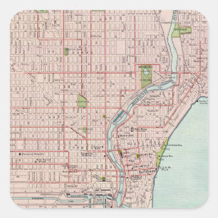 Milwaukee 2 square sticker