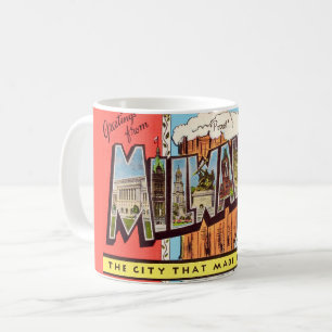 Milwaukee Beer Postcard Coffee Mug