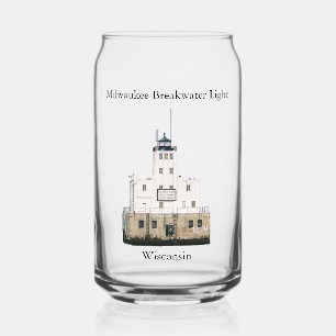 Milwaukee Breakwater Light peut verre